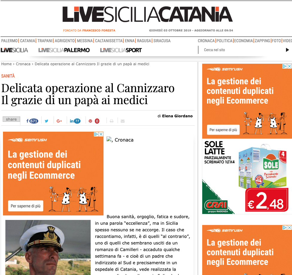 live sicilia catania